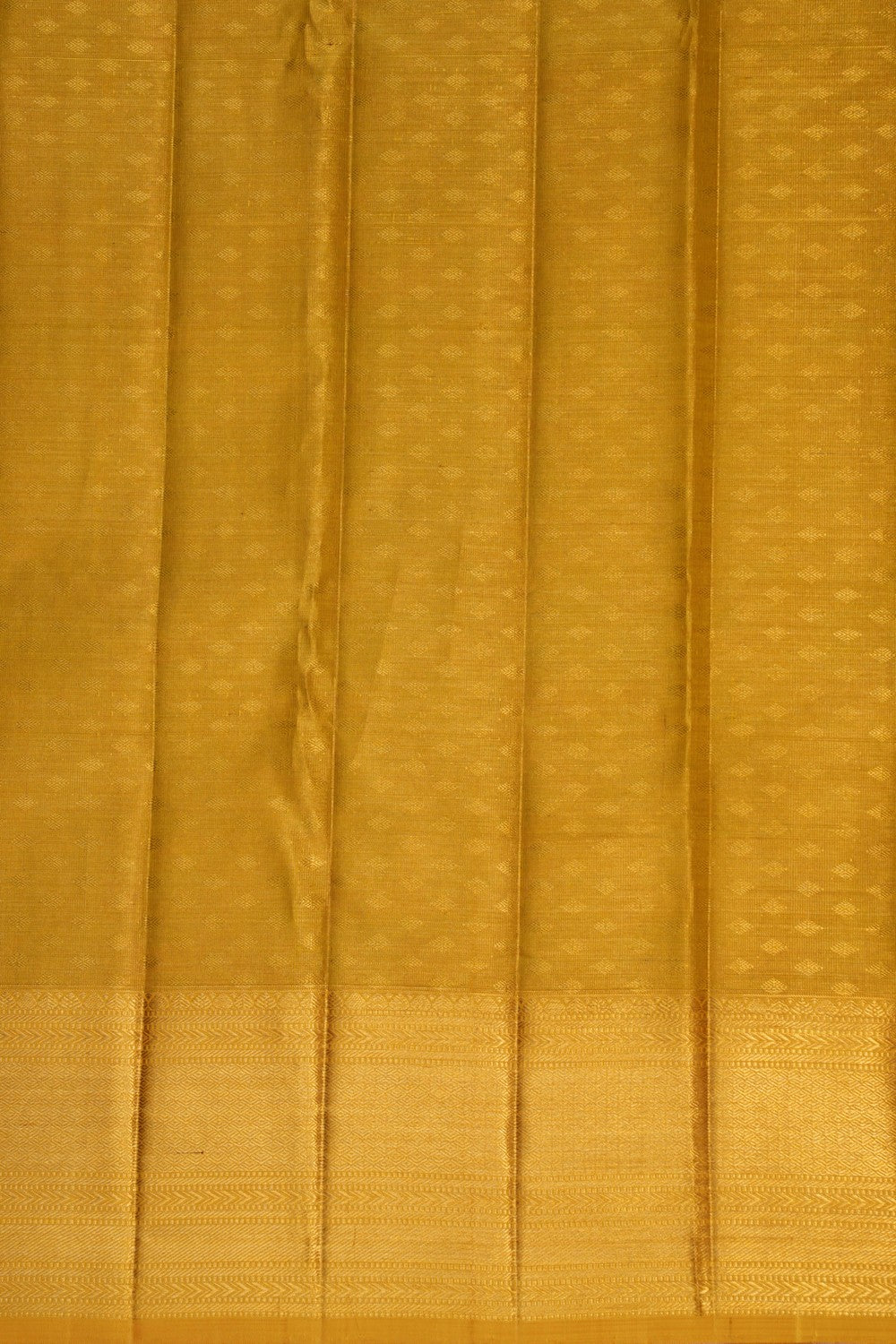 Image of Gold Tissue Meenakari Floral Kanchipuram Silk Saree